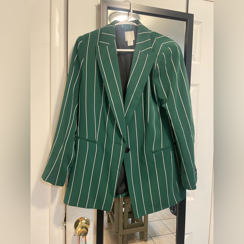 Green blazer